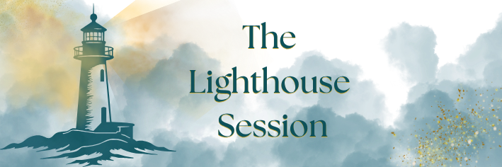 The Lighthouse is a single 90-minute session for people who are stuck, circling, or carrying something they can't quite put down. Not a discovery call. Not a taster. A real session, with real movement.